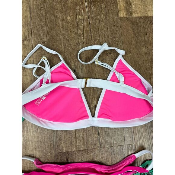 Dixxon Flannel Co Serape Striped Pink Bikini Two Piece Swimsuit Women's S NWT - Picture 6 of 8